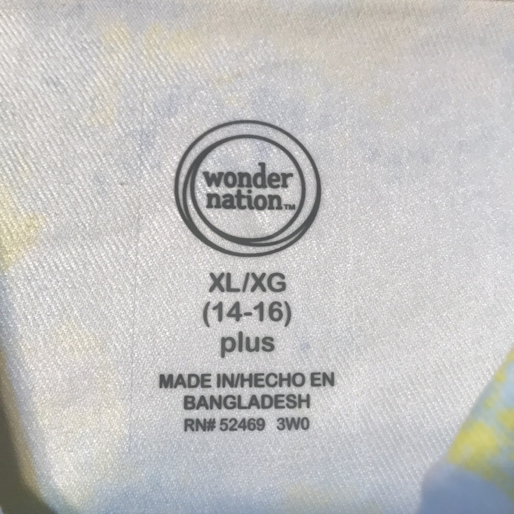 Wonder Nation NWT/White Tye Dyed Denim Jacket - Picture 2 of 13